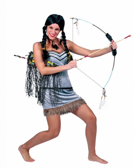 Funny Fashion Indianen pruik Minitou dames