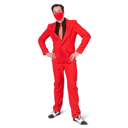 Funny Fashion Joker James kostuum rood