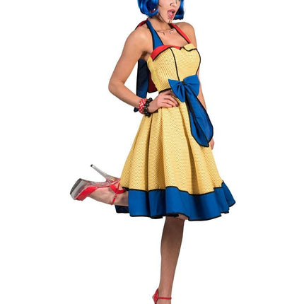 Funny Fashion Jurk Pop art kostuum
