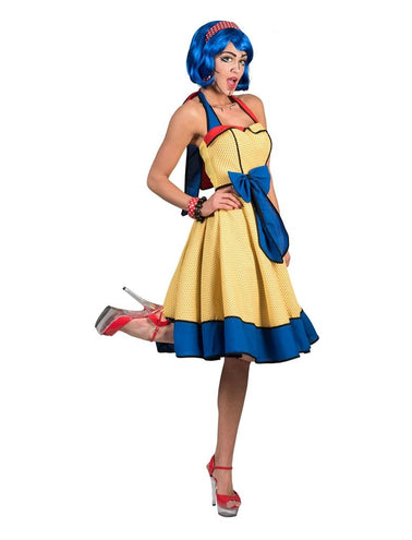 Funny Fashion Jurk Pop art kostuum