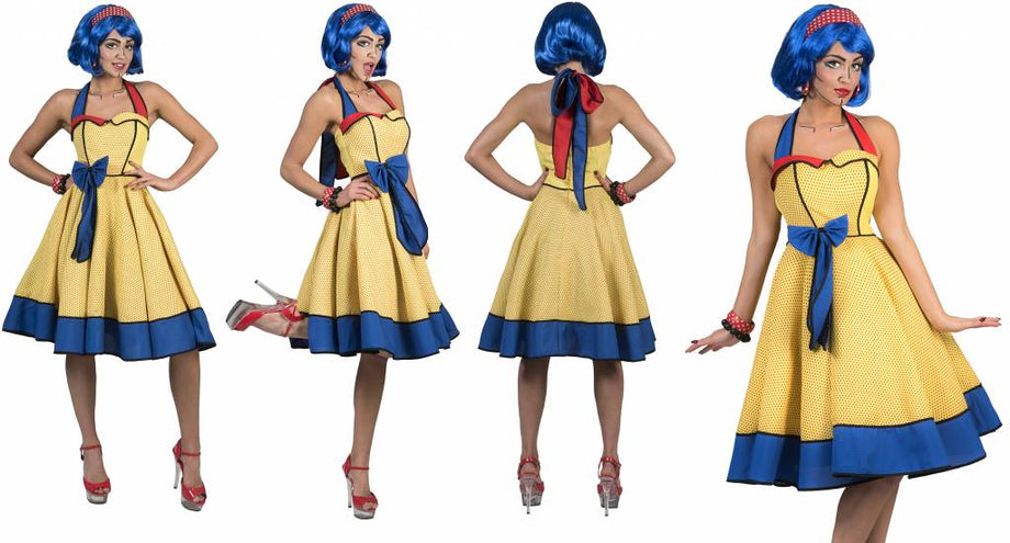 Funny Fashion Jurk Pop art kostuum