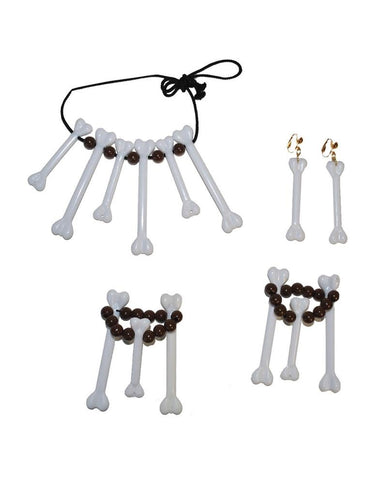 Funny Fashion Kannibalen juwelen set 5dlg