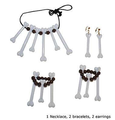 Funny Fashion Kannibalen juwelen set 5dlg