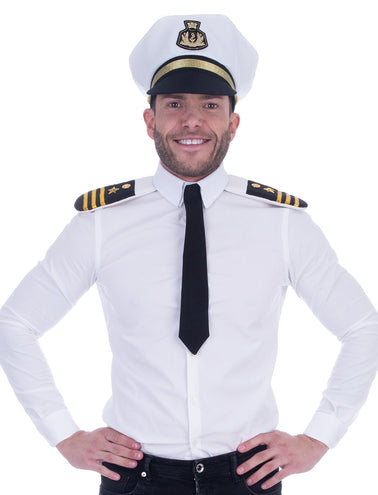 Funny Fashion Kapitein verkleed set Hans 3-delig