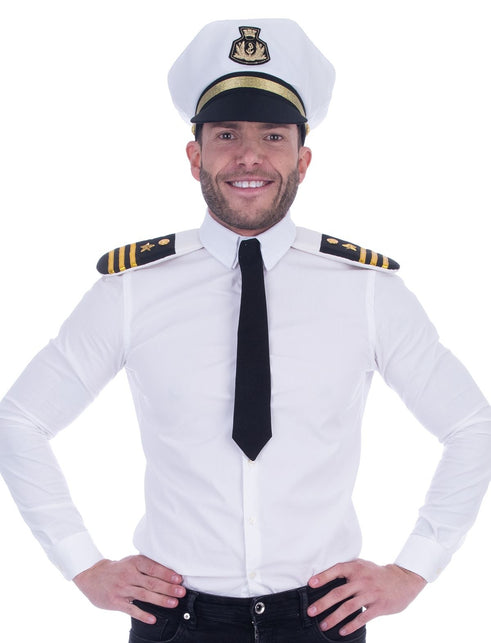 Funny Fashion Kapitein verkleed set Hans 3-delig