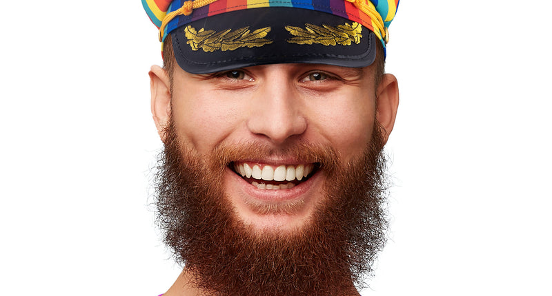 Funny Fashion Kapiteinspet regenboog Pride