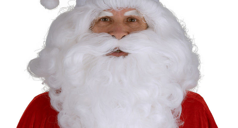 Funny Fashion Kerstman baard met pruik compleet