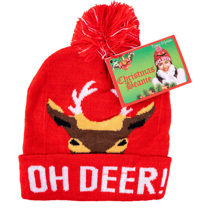 Funny Fashion Kerstmuts oh deer