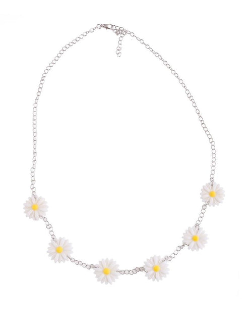 Funny Fashion Ketting hippie madeliefjes