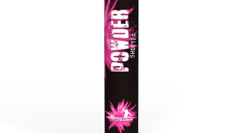 Funny Fashion Kleurpoeder kanon roze uv / blacklight 40cm