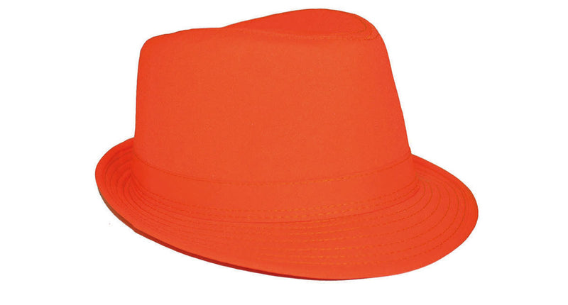 Funny Fashion Kojak gleufhoed Marit neon oranje