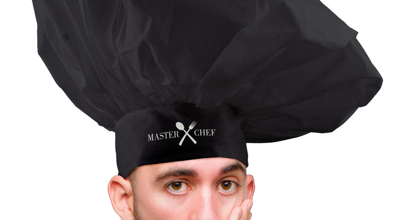 Funny Fashion Koksmuts Master Chef XL zwart