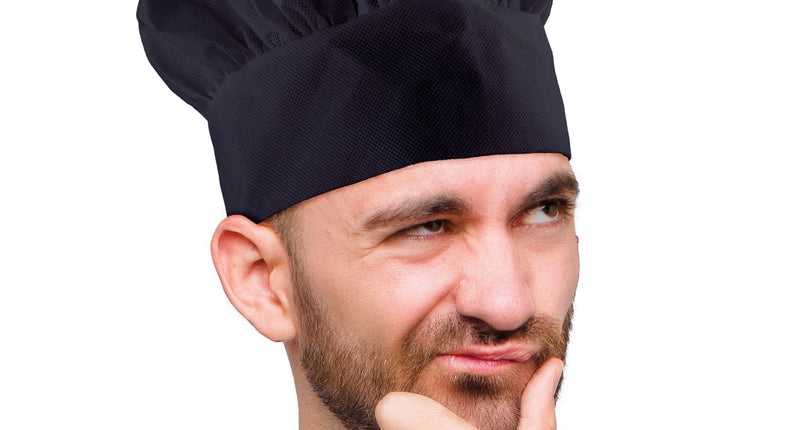 Funny Fashion Koksmuts zwart volwassenen