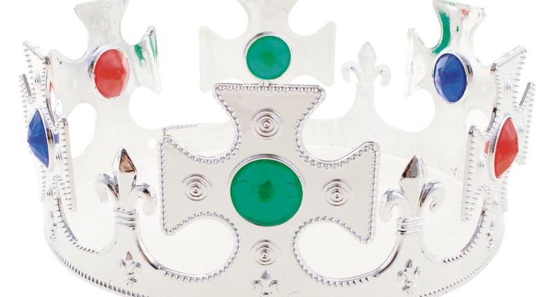 Funny Fashion Koningskroon in zilver