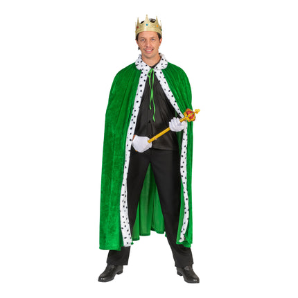 Funny Fashion Koningsmantel Patrick groen