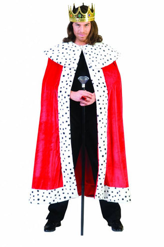 Funny Fashion Koningsmantel voor heren Willem