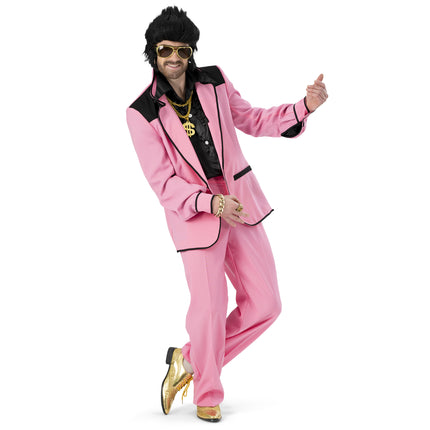 Funny Fashion Kostuum roze Elvio