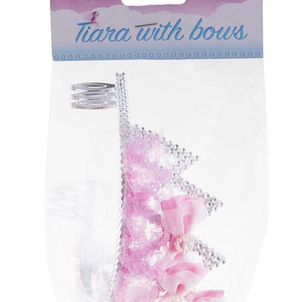 Funny Fashion Kroon met parels en kant