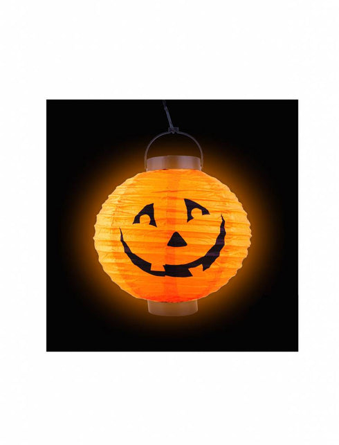 Funny Fashion Lampion pompoen met licht