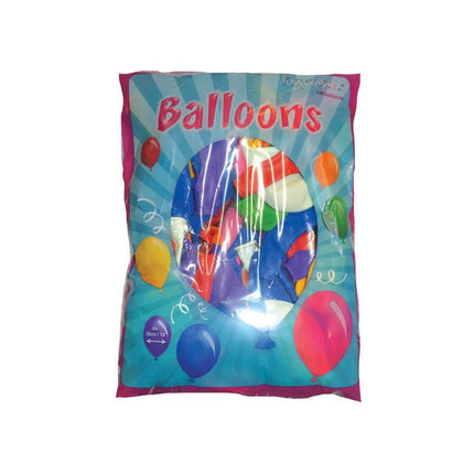 Funny Fashion Latex ballonnen multicolor 100st.