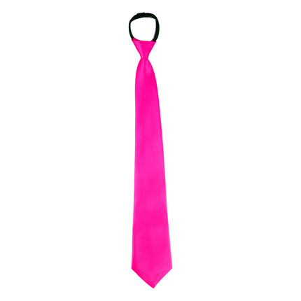 Funny Fashion Leuke neon roze stropdas
