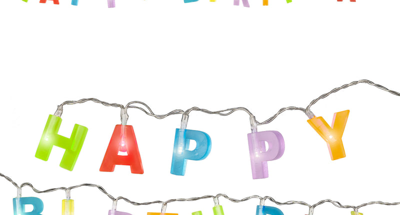 Funny Fashion Lichtslinger Happy Birthday