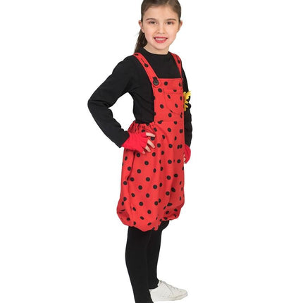 Funny Fashion Lieveheersbeestje meisjes overall