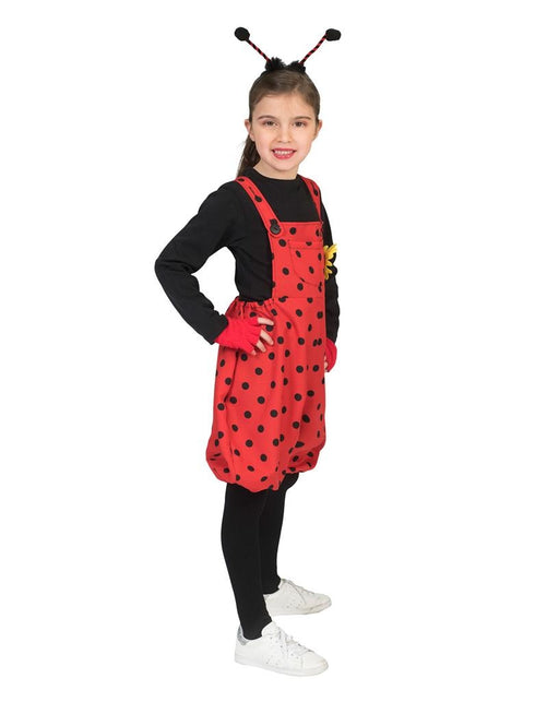 Funny Fashion Lieveheersbeestje meisjes overall