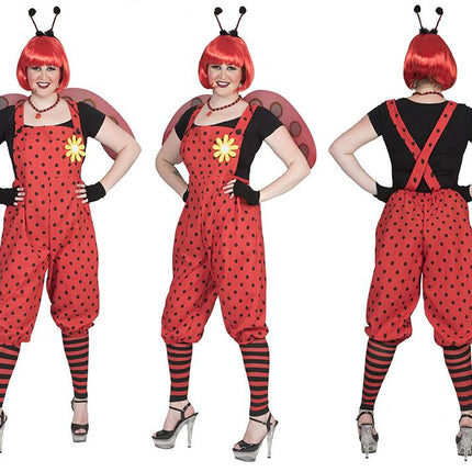 Funny Fashion Lieveheersbeestje overall dames