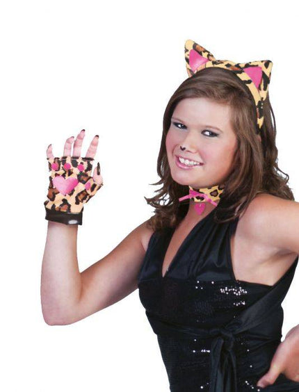 Funny Fashion Luipaard set 4-delig