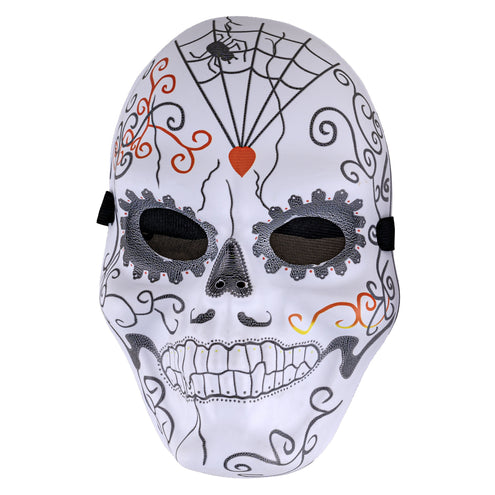 Funny Fashion Masker dia de los muertos kleurrijk