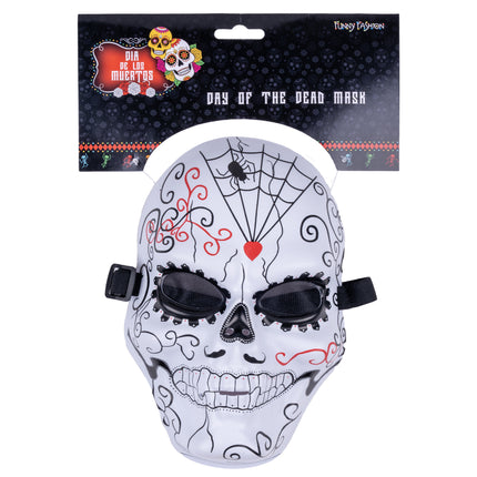 Funny Fashion Masker dia de los muertos kleurrijk