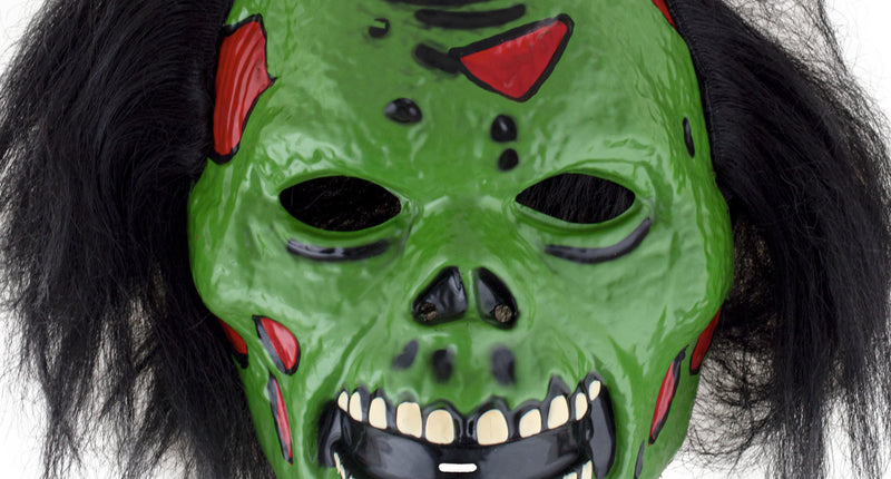 Funny Fashion Masker zombie met haar Creep