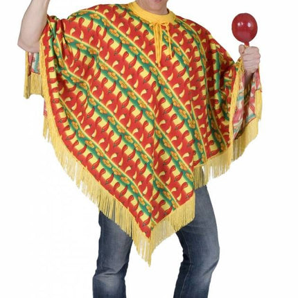 Funny Fashion Mexicaanse Poncho Amigo