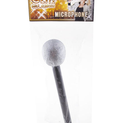 Funny Fashion Microfoon nep zilver