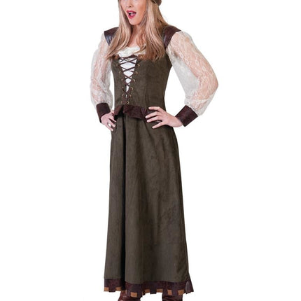 Funny Fashion Middeleeuwse dame kostuum Marion