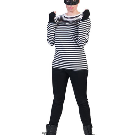 Funny Fashion Mime Shirt voor volwassenen
