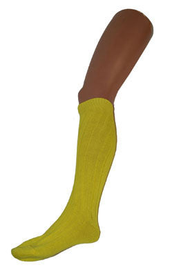 Funny Fashion Neon gele kniekousen 60cm