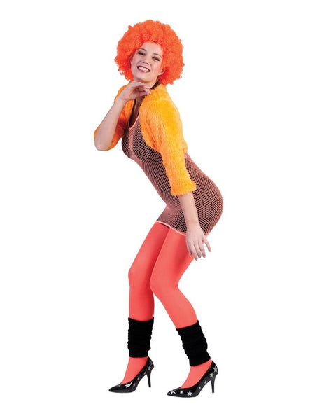 Funny Fashion Neon oranje net jurkjes