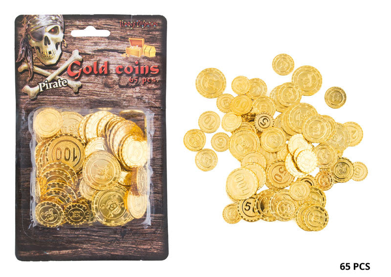 Funny Fashion Nep gouden muntstukken piraat