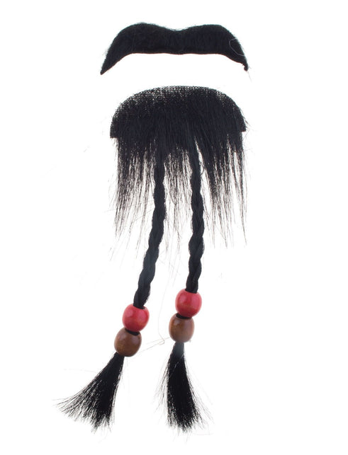 Funny Fashion Nep snor en sik piraat Willem