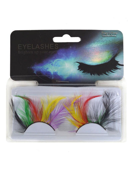 Funny Fashion Nepwimpers met veertjes