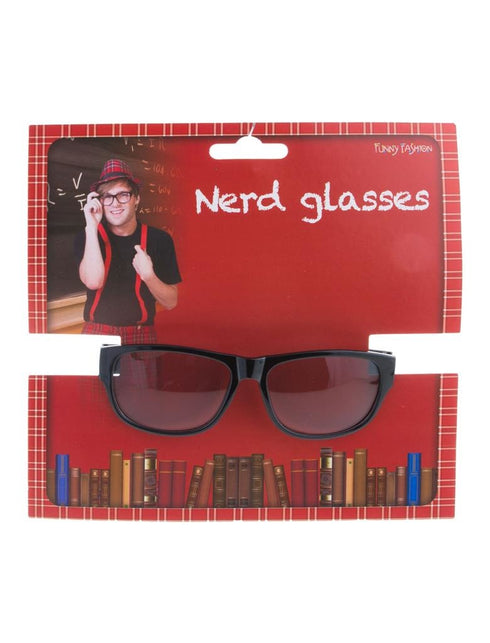 Funny Fashion Nerd bril met grote glazen