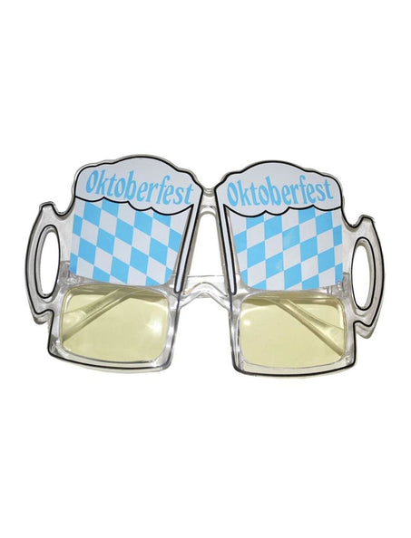 Funny Fashion Oktoberfest brillen met bierpullen