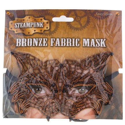 Funny Fashion Oogmasker steampunk brons