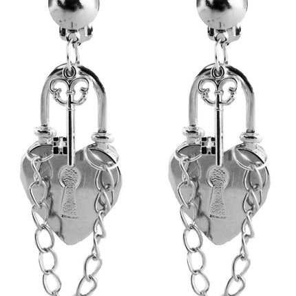 Funny Fashion Oorbellen met slot gevangene