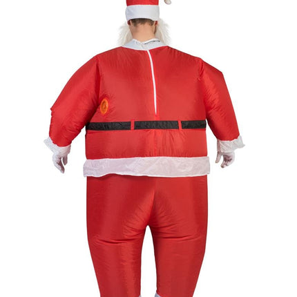 Funny Fashion Opblaasbaar Kerstman pak Santa