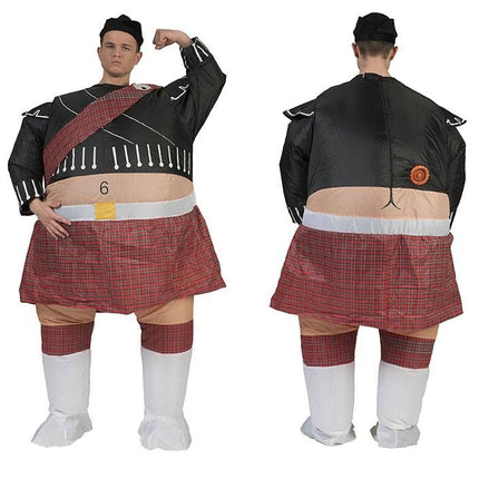 Funny Fashion Opblaasbaar Schots kostuum Don