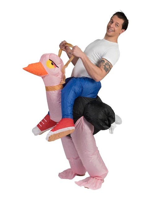 Funny Fashion Opblaasbaar Struisvogel pak