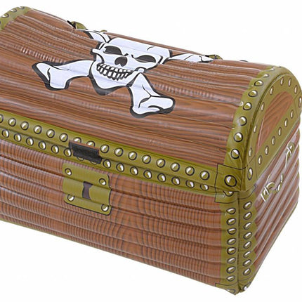 Funny Fashion Opblaasbare piraten schatkist